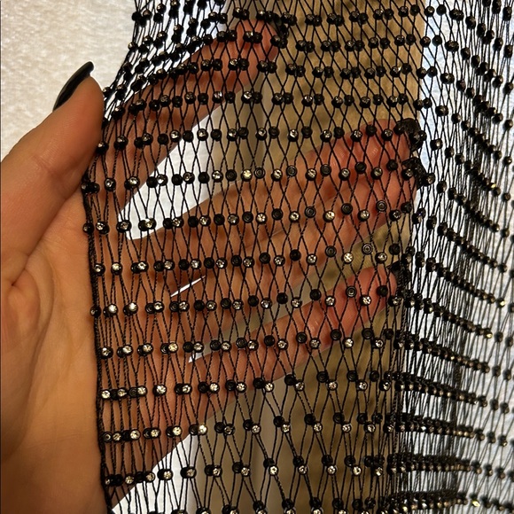 SHEIN Black Mesh Tank Top - Picture 3 of 4